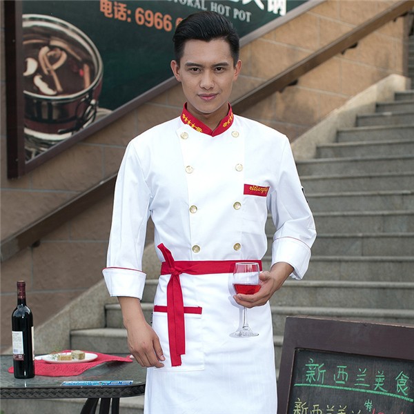 ファッションf09uホテルやレストランのキッチンの高品質シェフユニフォーム-レストラン、バー制服問屋・仕入れ・卸・卸売り