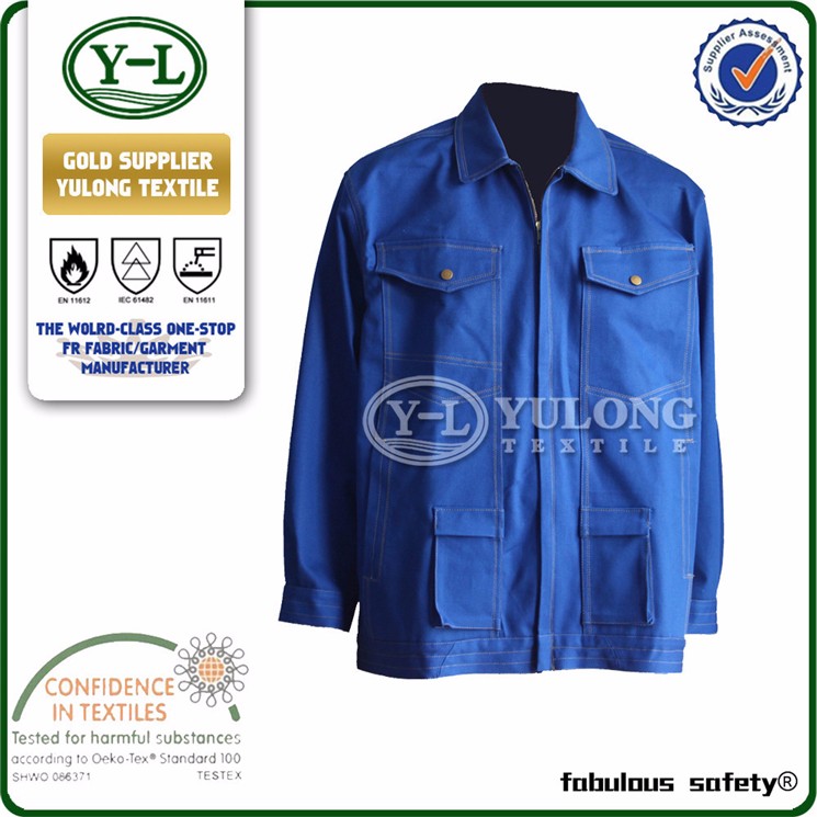 綿100％機能的な難燃性作業服業界のための労働者-制服、作業服問屋・仕入れ・卸・卸売り