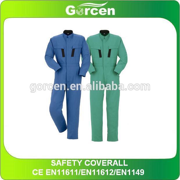 Gc2033難燃剤、 抗- 静的の安全つなぎ服、 ppe-制服、作業服問屋・仕入れ・卸・卸売り
