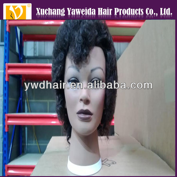 100%人毛卸売トップqualityafroトレーニングマネキンヘッドアフリカアメリカマネキンヘッド用ヘア学校-マネキン問屋・仕入れ・卸・卸売り