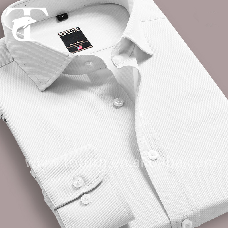 最新のスタイルの豪華なイタリアンファッションの男性のドレスシャツフォーマルホワイトスリムフィットシャツ-紳士用シャツ問屋・仕入れ・卸・卸売り