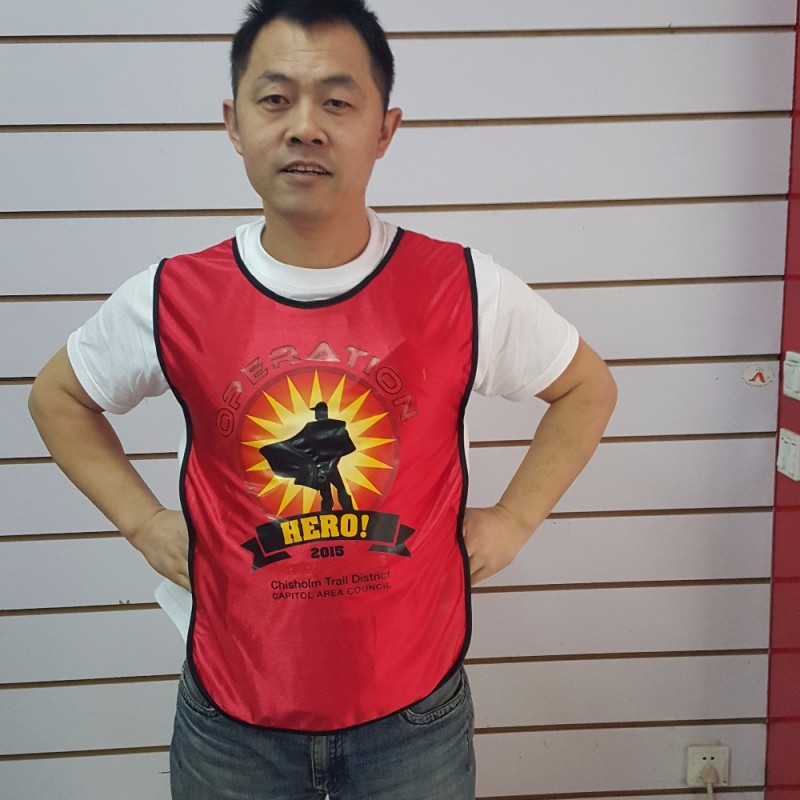 レッド カラー チーム スポーツ ベスト で カスタム奥付、 ワン サイズ大人の ため 、 ワン サイズ の ため子供-問屋・仕入れ・卸・卸売り