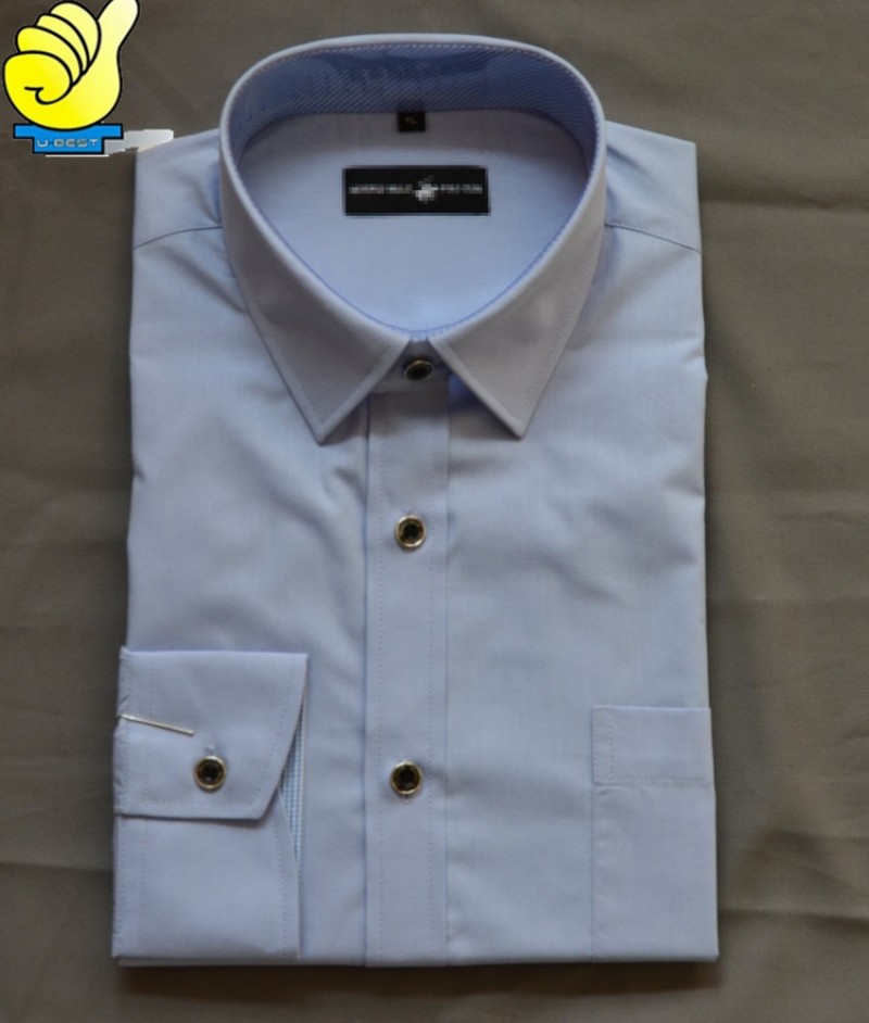 カスタムオーダーメイド2015高品質の綿のクッションカスタムオーダーメイドシャツメンズビジネスシャツ-紳士用シャツ問屋・仕入れ・卸・卸売り