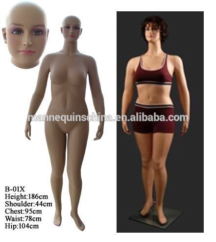 プラスサイズの女性マネキン用脂肪女性アパレル表示-マネキン問屋・仕入れ・卸・卸売り