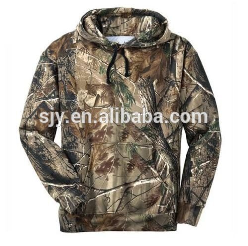 メンズ迷彩柄realtreeカジュアルv- 首のタイダイパーカー紳士服店-トレーナー、パーカー問屋・仕入れ・卸・卸売り