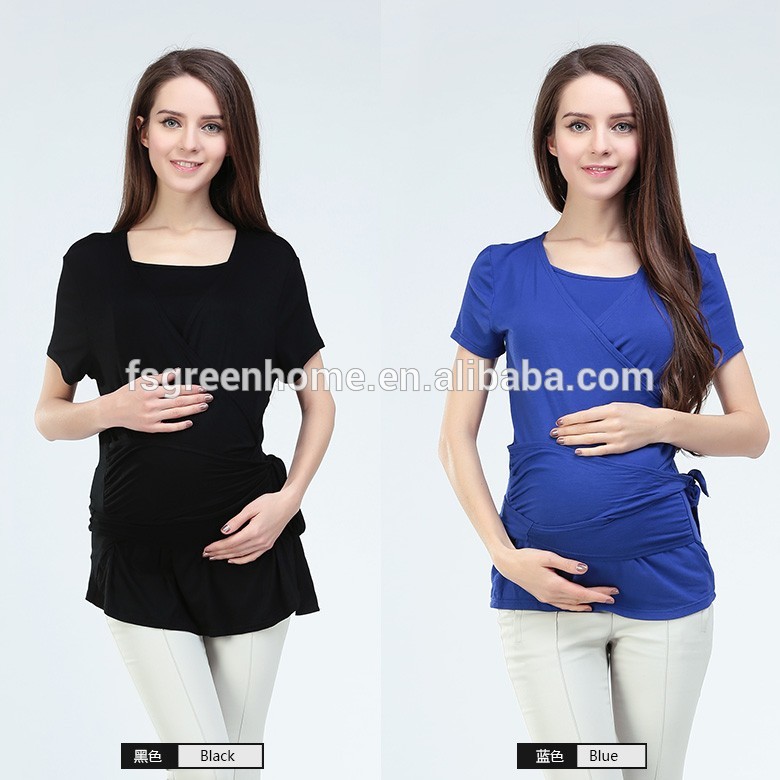 マタニティ服、妊娠中のプラスサイズの服、片側オープニング女性服-マタニティ問屋・仕入れ・卸・卸売り