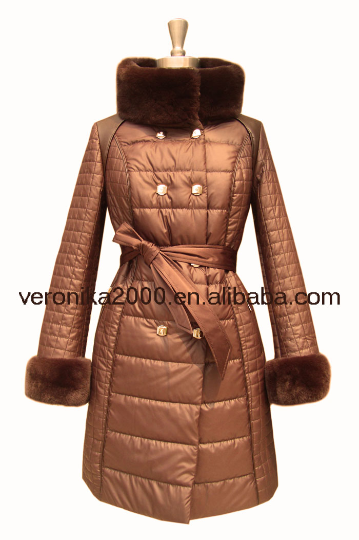 新しいスタイル2015ファッショナブルな冬のコートダウンジャケットミディアムスタイル-その他アパレル問屋・仕入れ・卸・卸売り