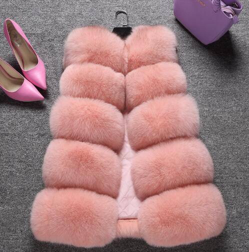 2015レディースファッション卸売熱い販売女性の冬リアルキツネの毛皮ロングベスト-ベスト問屋・仕入れ・卸・卸売り