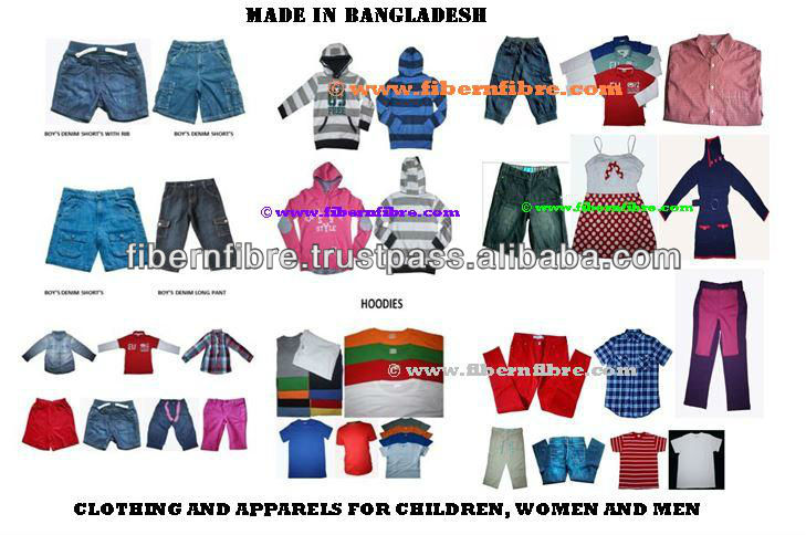 衣服、 アパレル、 服のため男性、 女性&子供からバングラデシュ-問屋・仕入れ・卸・卸売り