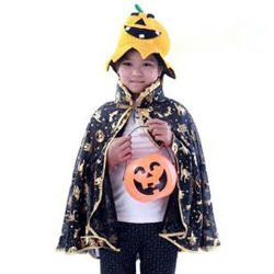 Halloweenのカボチャはカボチャ帽子の金のカボチャショールの短いマントを突進する-その他アパレル問屋・仕入れ・卸・卸売り