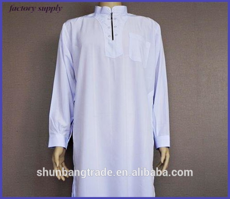 イスラム教の白いイスラム教徒シャツ紳士服イスラム教の衣服-その他アパレル問屋・仕入れ・卸・卸売り