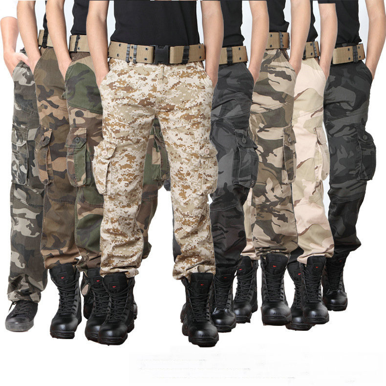 メンズ軍の迷彩カーゴパンツ軍屋外全体的な男のズボン-ズボン問屋・仕入れ・卸・卸売り