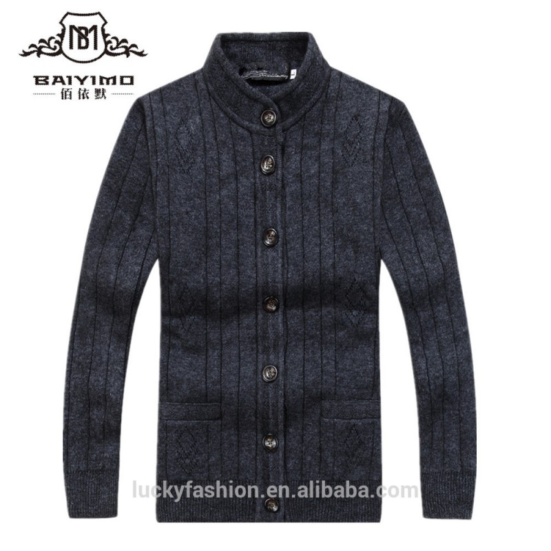 新しいデザイン高品質ロングスリーブニットセーター男性カーディガン-セーター問屋・仕入れ・卸・卸売り