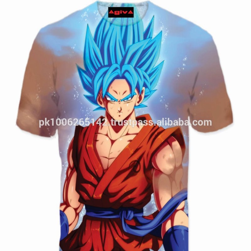 レディース/メンズアニメ悟空のドラゴンボール3d昇華カジュアルtシャツ-Tシャツ問屋・仕入れ・卸・卸売り