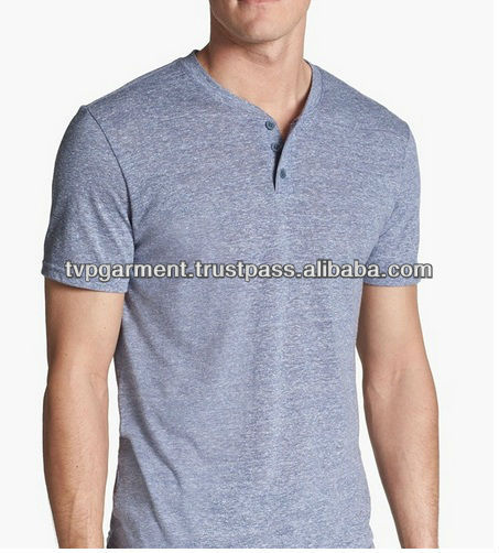 最初の選択肢良い品質なファッション性の高いヘンリーtシャツoem製造設計ベトナムから-Tシャツ問屋・仕入れ・卸・卸売り