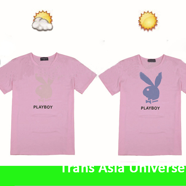 ホット販売プロモーション温度敏感な色の変更のt- シャツ-Tシャツ問屋・仕入れ・卸・卸売り