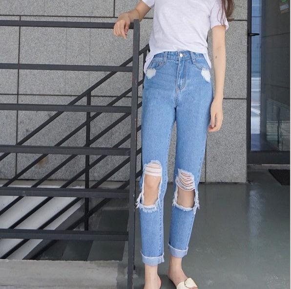女性ぴったりハイウエストジーンズだぶだぶハーレムパンツ-ジーンズ問屋・仕入れ・卸・卸売り