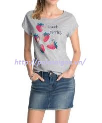 レディーストップシルクsreen衣服ファッションtシャツ-Tシャツ問屋・仕入れ・卸・卸売り