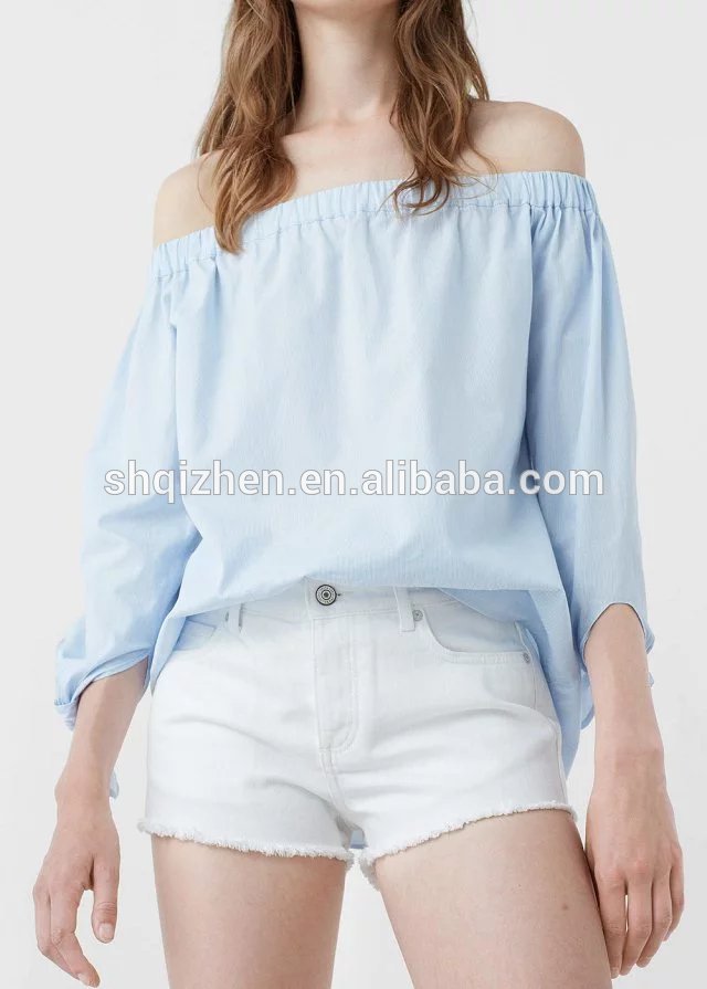 最新のファッション女性ロングスリーブオフショルダー夏ブラウス女性トップス&ブラウスレディースセクシーなオフショルダートップス-婦人用トップス、ブラウス問屋・仕入れ・卸・卸売り