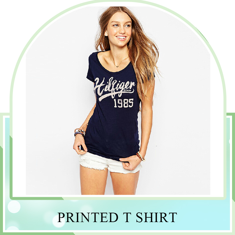 ファッション女性夏特大2015レタープリントカジュアルトンシャツ-Tシャツ問屋・仕入れ・卸・卸売り