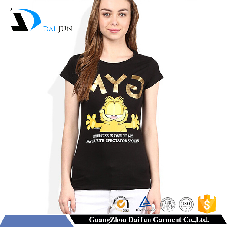 中国女性工場プロモーション非常に低価格oem綿面白いtシャツ-Tシャツ問屋・仕入れ・卸・卸売り