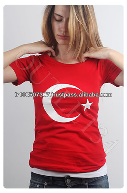 トルコ女性t-shir女性の快適でファッションtシャツ-Tシャツ問屋・仕入れ・卸・卸売り