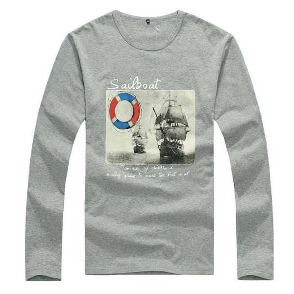 新しい2016ファッションメンズtシャツロングスリーブtシャツ衣服工場でベトナム-問屋・仕入れ・卸・卸売り