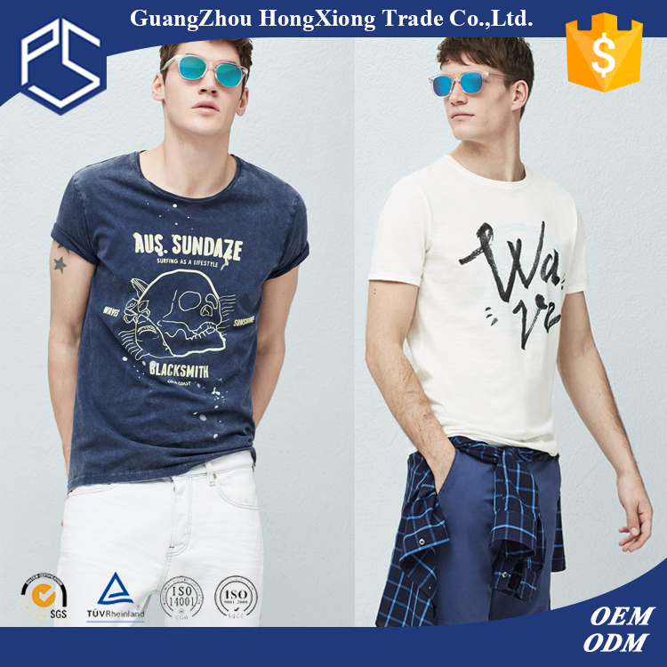 工場高品質100%コットンプリントtシャツ広州-Tシャツ問屋・仕入れ・卸・卸売り