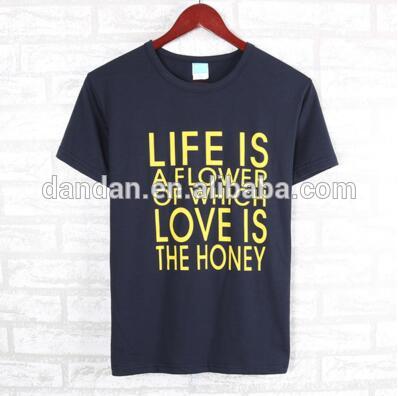 ファッショナブルなラウンドoネックtシャツ/カスタムロゴデザイン印刷綿-Tシャツ問屋・仕入れ・卸・卸売り