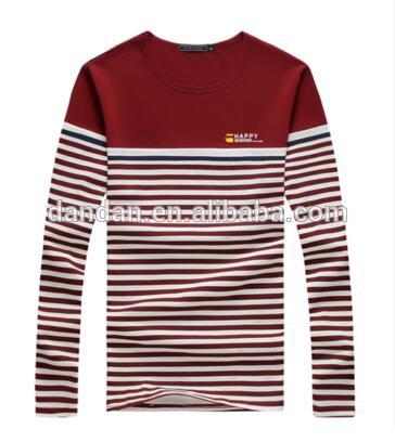 ファッションredstripe長袖tシャツのための女性-Tシャツ問屋・仕入れ・卸・卸売り