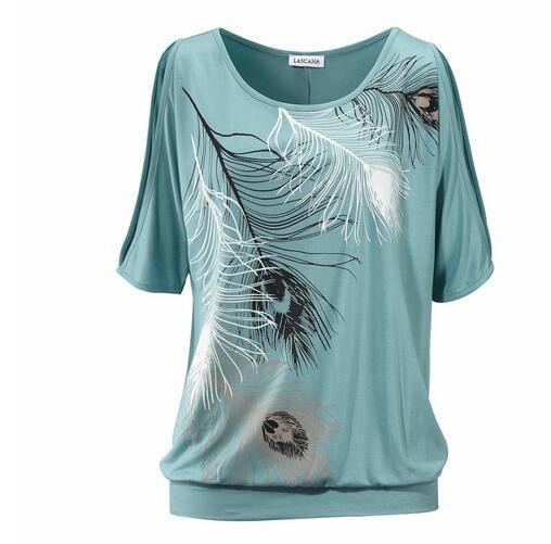 ファッションレディースポリエステルシャツ女性のo首緩いtシャツ-Tシャツ問屋・仕入れ・卸・卸売り