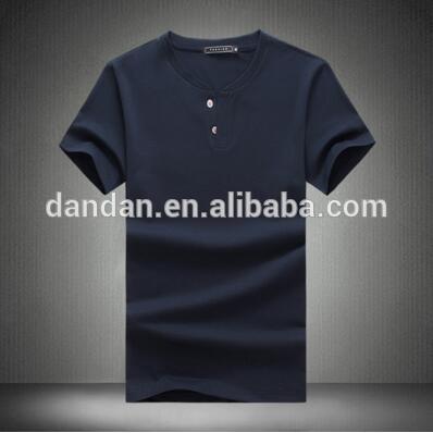 Vネック海軍半袖tシャツのための男性-Tシャツ問屋・仕入れ・卸・卸売り