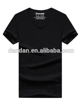起毛綿製カジュアルvネックtシャツのための男性-Tシャツ問屋・仕入れ・卸・卸売り