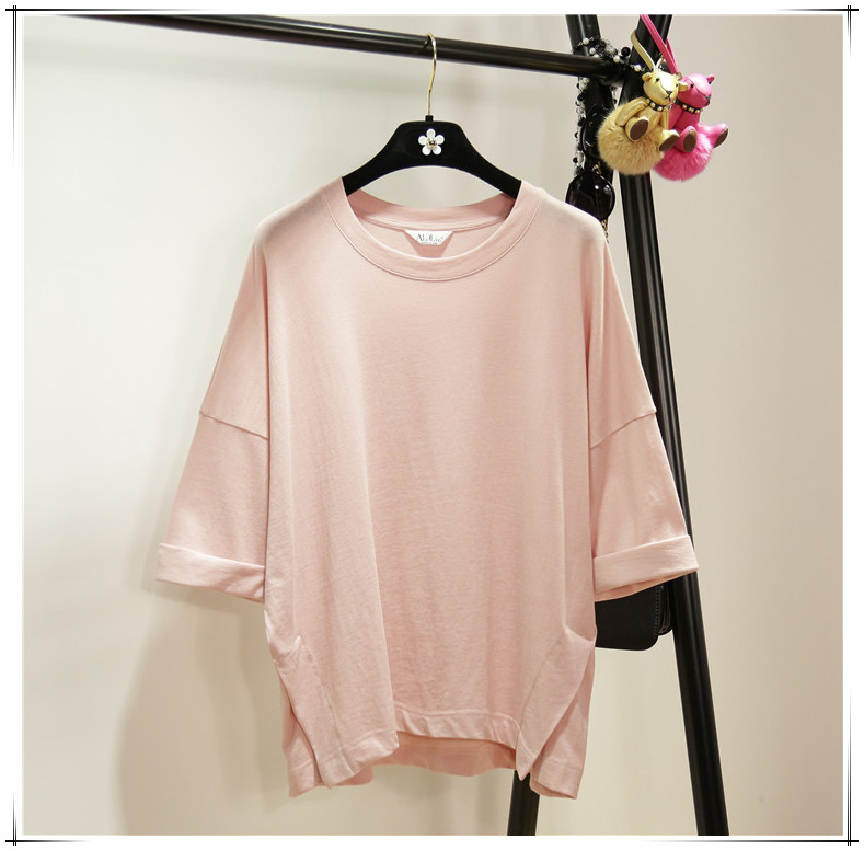 女性トレンディ女性tシャツピンクデザインシャツ-Tシャツ問屋・仕入れ・卸・卸売り