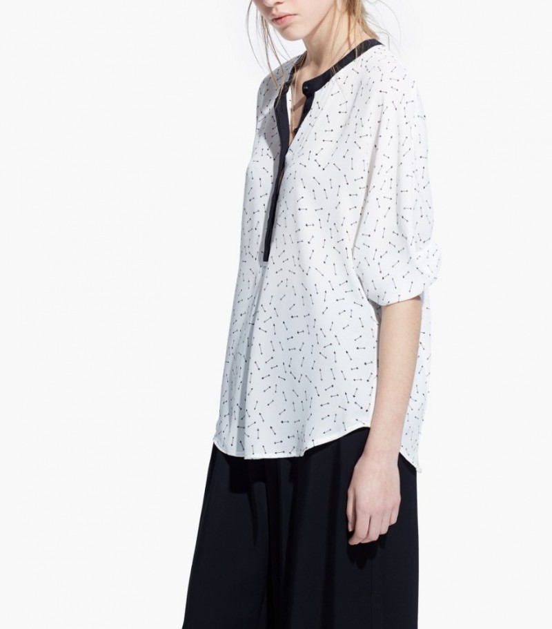 卸売女性のカスタムデザインプリントブラウス白シャツ新しい女性の服-プラスサイズシャツ、ブラウス問屋・仕入れ・卸・卸売り