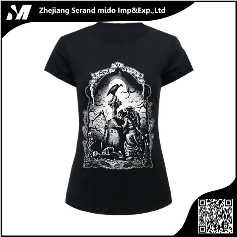 昇華カスタムデザイン3d漫画プリントショートスリーブ女性tシャツ-Tシャツ問屋・仕入れ・卸・卸売り