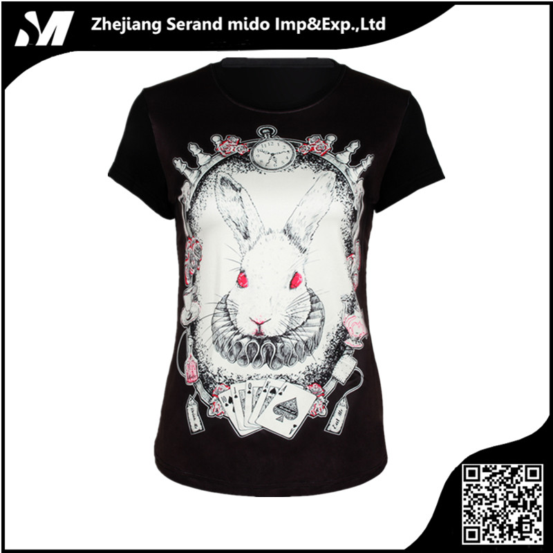 新しいデザインホットsalesummerカスタム3d印刷半袖レディースtシャツ-Tシャツ問屋・仕入れ・卸・卸売り