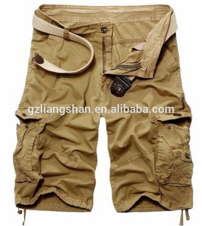 夏のファッションメンズカーゴショーツ迷彩軍3/4ルーズカジュアルカーゴショートパンツ-ショーツ問屋・仕入れ・卸・卸売り