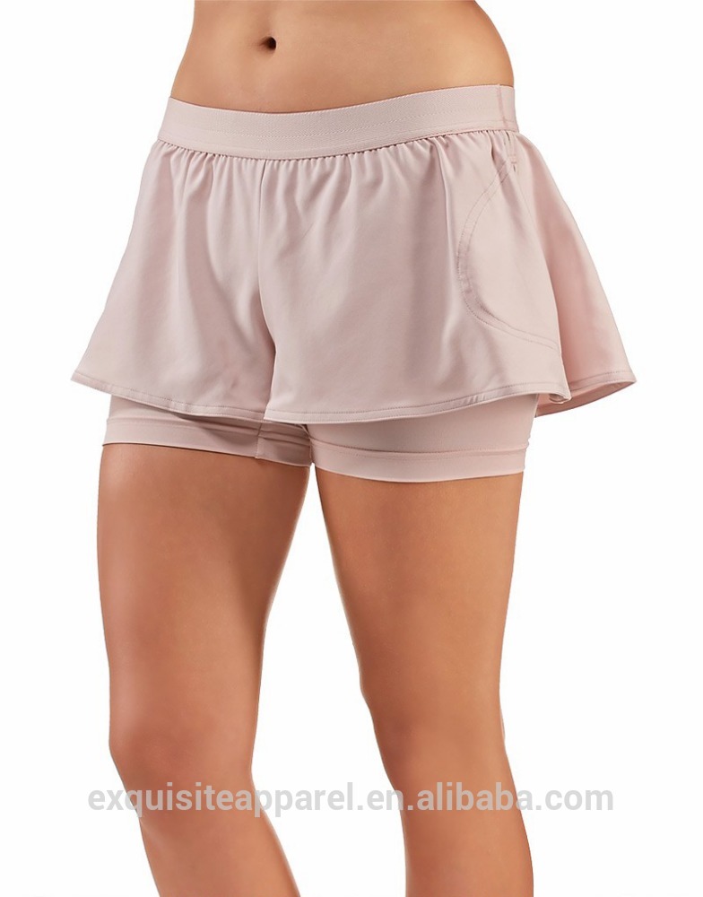 サプレックススリムフィット女性のスポーツランニングスカートショーツ/女性のカスタムdriフィットテニスskort-ショーツ問屋・仕入れ・卸・卸売り