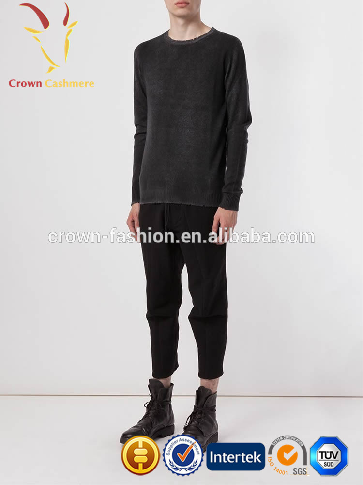 高品質の長い袖ファッションデザインの男性服カシミヤセーター-セーター問屋・仕入れ・卸・卸売り