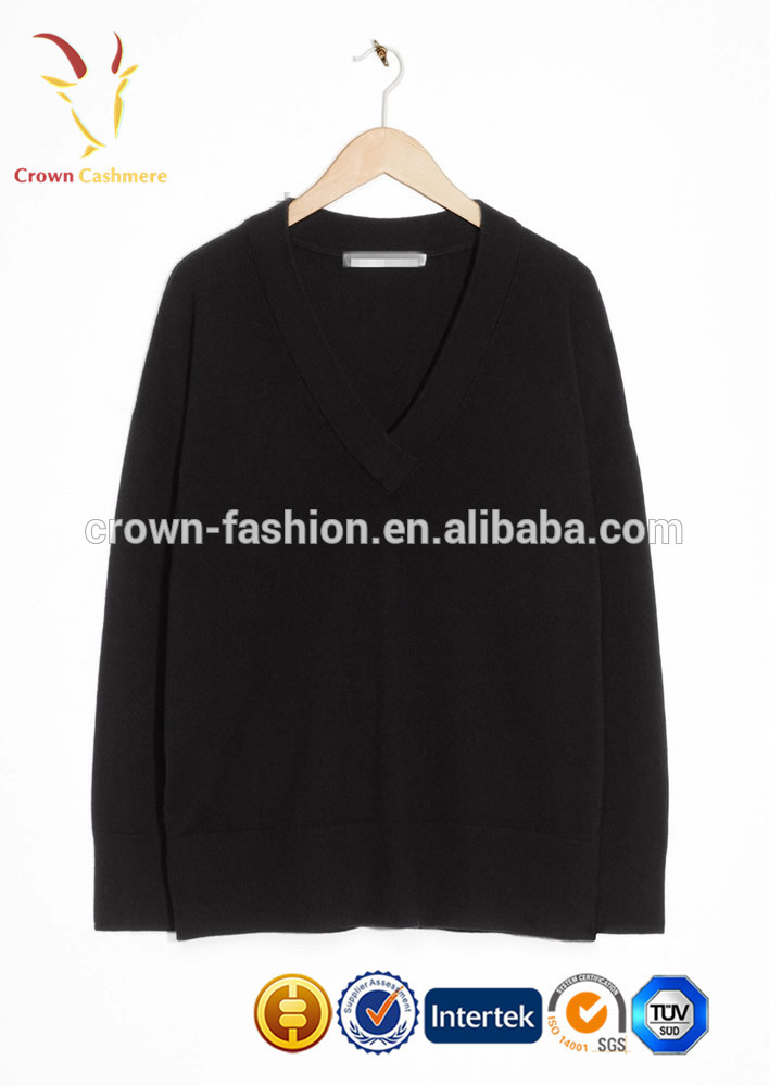 高品質レディースvネックカシミヤ100％女性カシミヤプルオーバー-セーター問屋・仕入れ・卸・卸売り