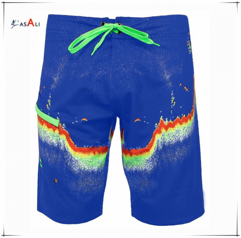 昇華印刷男性ショーツビーチパンツ速乾性fishishショーツ-ショーツ問屋・仕入れ・卸・卸売り