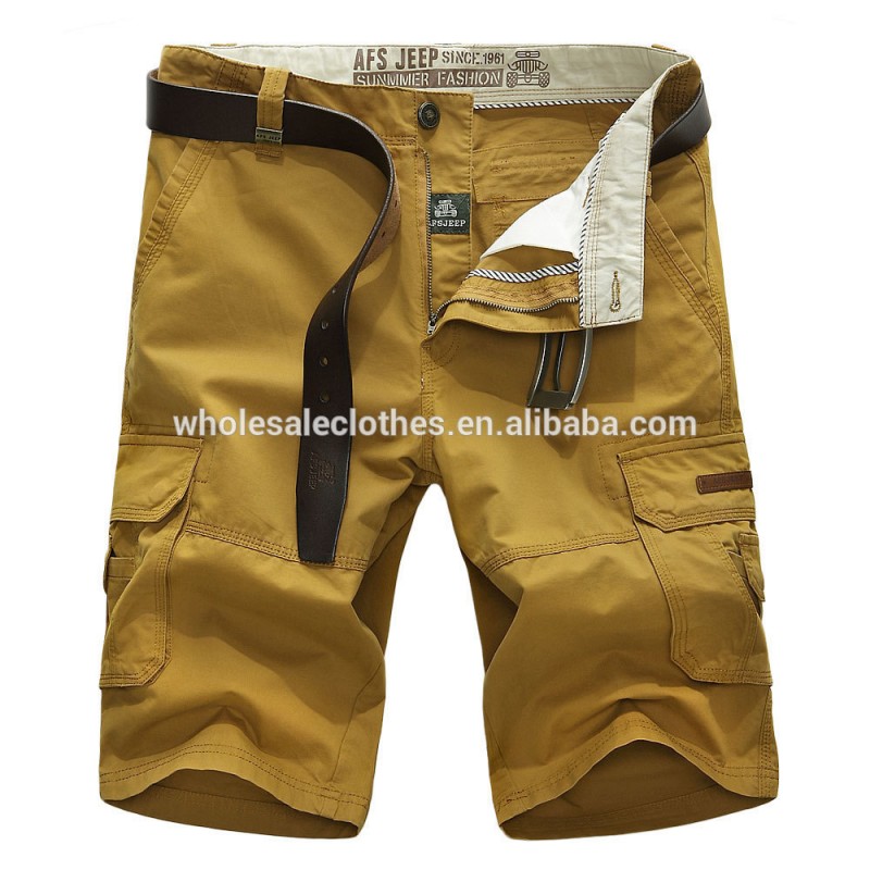 Onenwebホット貨物3/4パンツ男性の軍事カジュアルパンツバギーショーツポケットカーゴパンツ短い-ショーツ問屋・仕入れ・卸・卸売り