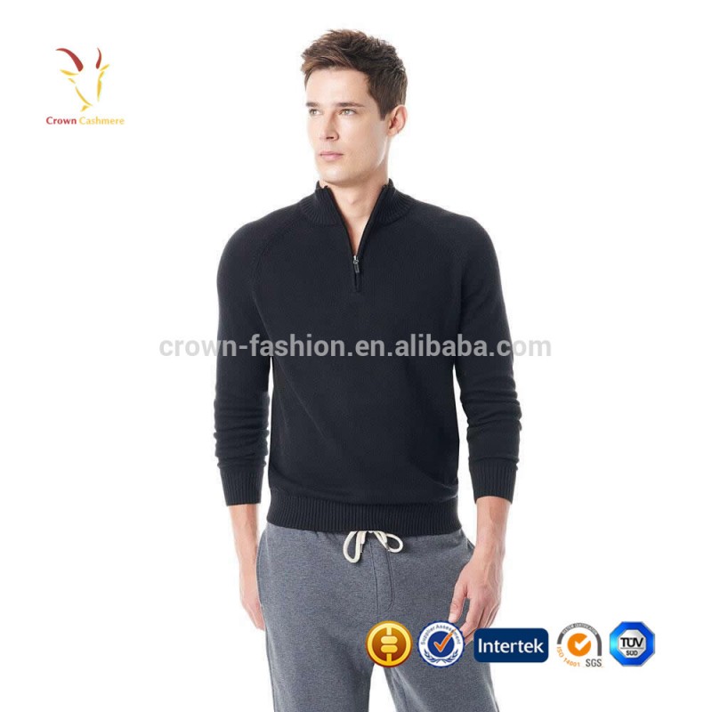 ファッショナブルなカシミヤセーター販売男性カシミヤセーター付きジッパー-セーター問屋・仕入れ・卸・卸売り