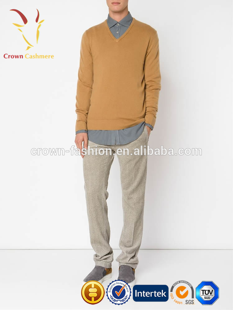 ビジネスvネックカシミヤのセータープルオーバーのセーターの男-セーター問屋・仕入れ・卸・卸売り