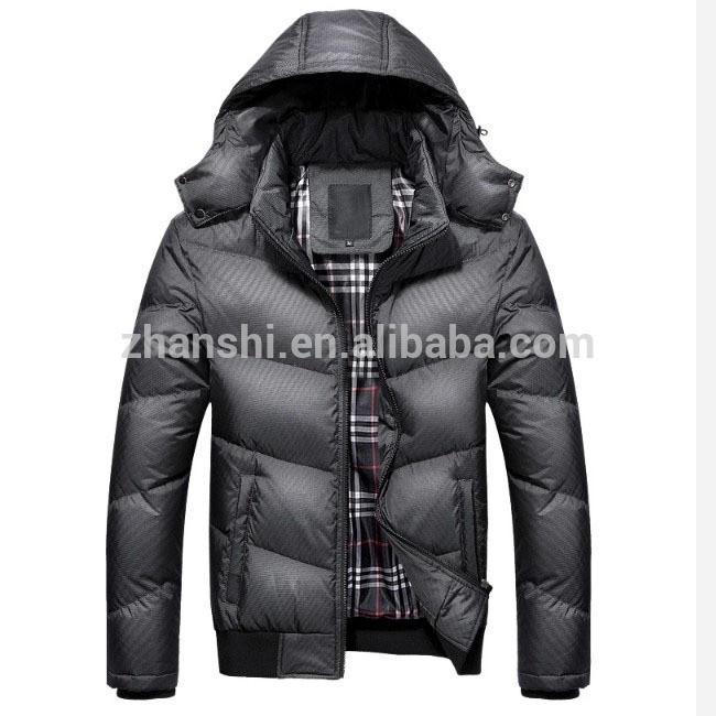 安い中国卸売衣類: 冬の人のダウン2015パッド入りフード付きジャケット-プラスサイズコート問屋・仕入れ・卸・卸売り
