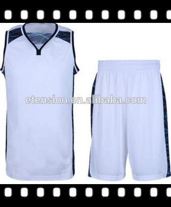 安い バスケットボール スーツ 100% ポリエステル空白バスケットボールジャージ番号-スーツ、タキシード問屋・仕入れ・卸・卸売り