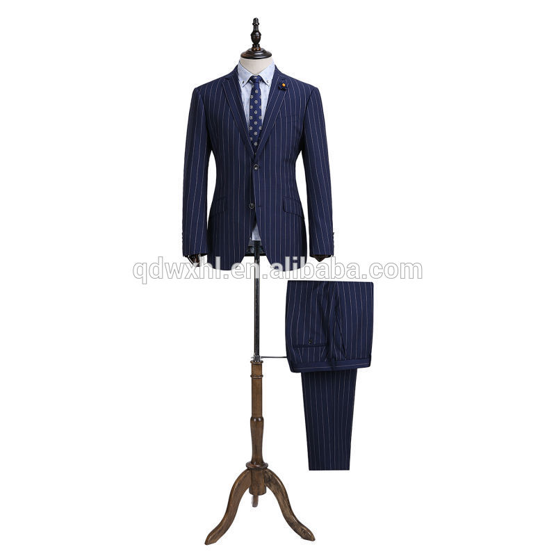 高品質なビジネスストライプシングルブレストブレザーメンズデザイナースーツ-スーツ、タキシード問屋・仕入れ・卸・卸売り