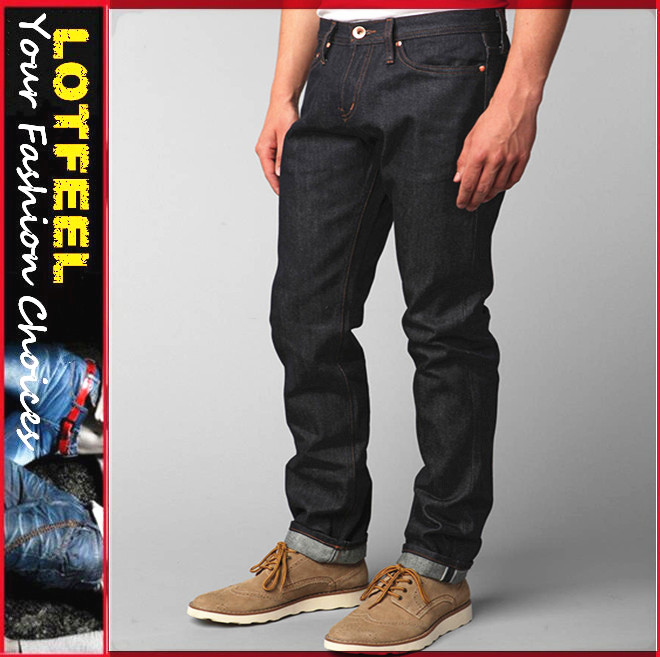 テーパー15オンスノーブランドジーンズselvedge( lotjo065)-ジーンズ問屋・仕入れ・卸・卸売り
