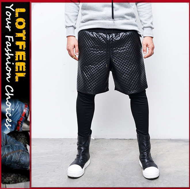 ダイヤモンドキルティングleggins建て- ダブダブスウェットパンツ( lotg173)-ジーンズ問屋・仕入れ・卸・卸売り